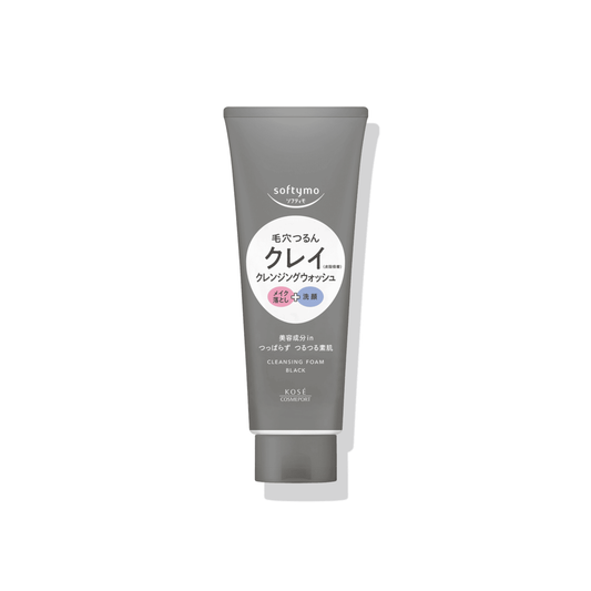 Softymo Cleansing Wash, Black (160g) by Kose Cosmeport
