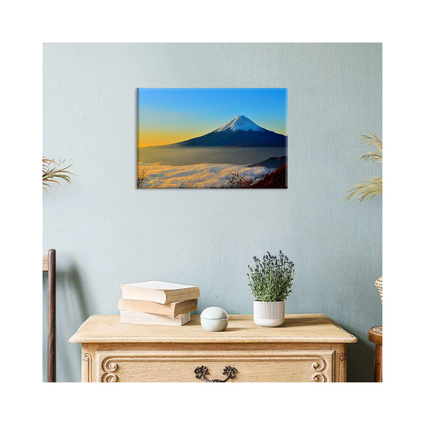 Mt. Fuji Art Panel Baiyun Lake Red Fuji (e.g., 60×40 cm)
